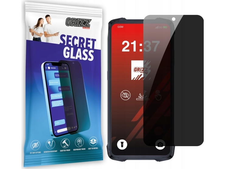 Grizzglass Secretglass Privatlivsglas Til Cubot King Kong 9