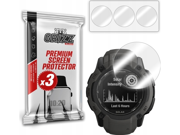 Grizzglass Hydrofilm Hydrogelfolie Für Garmin Instinct 2X 50Mm