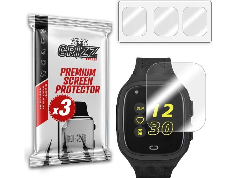Grizzglass Hydrogel-Hud Hydrofilm Til Garett Kids Rock 4G Rt
