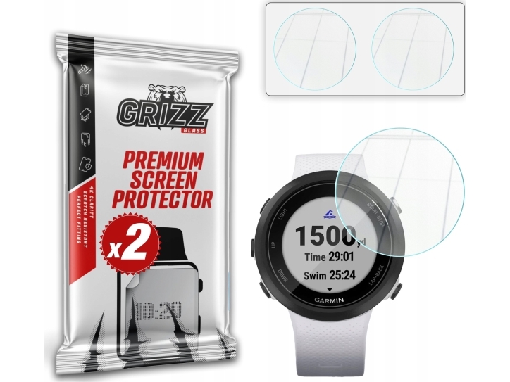 Grizzglass Hybridglass Til Garmin Swim 2