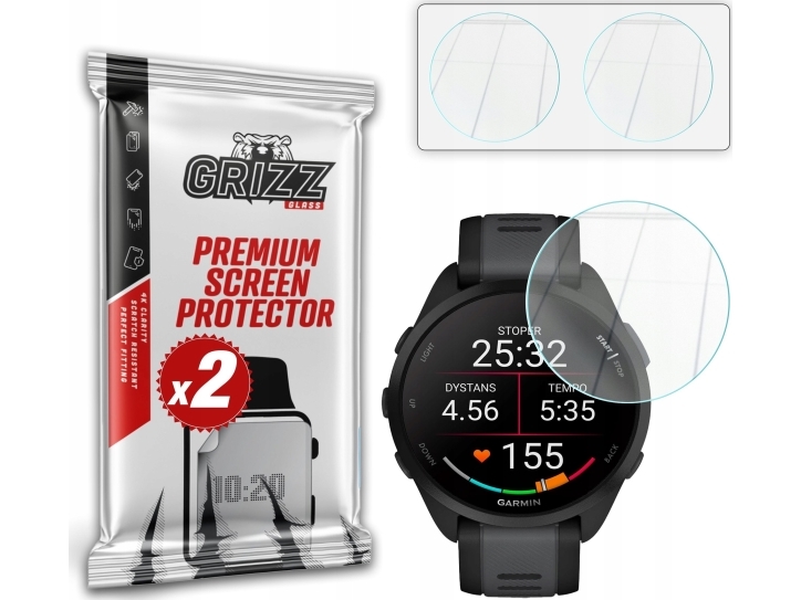 Grizzglass Hybridglass Til Garmin Forerunner 165