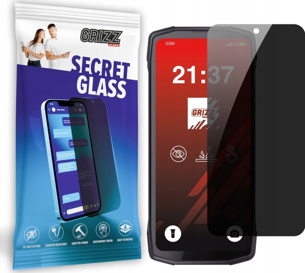 Grizzglass Secretglass Privatlivsglas Til Cubot King Kong Star