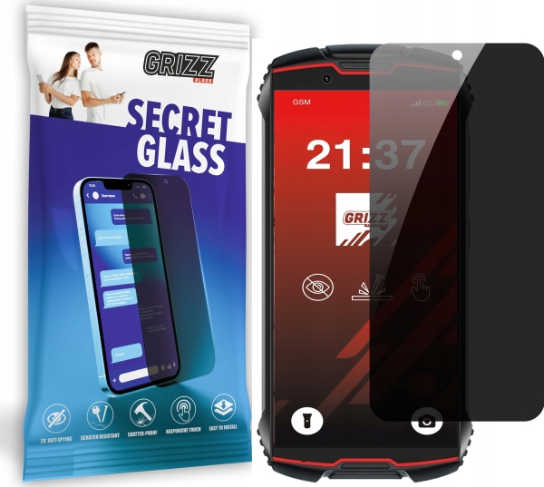 Grizzglass Secretglass-Privatlivsglas Til Cubot King Kong Mini 2 Pro