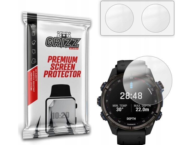 Folia Matowa Grizzglass Paperscreen Do Garmin Descent Mk3i 51Mm