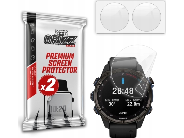 Grizzglass Ceramicfilm Für Garmin Descent Mk3 43Mm