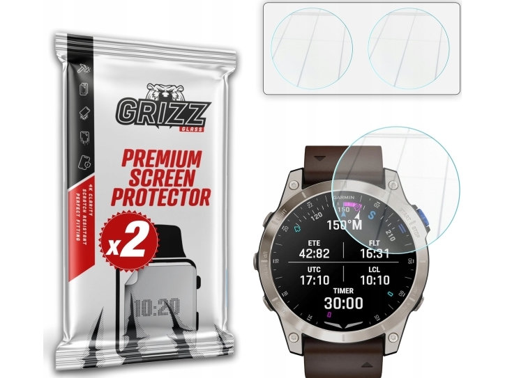 Grizzglass Hybridglass Für Garmin D2 Mach 1 Pro 51Mm