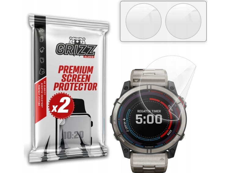 Grizzglass Keramikfolie Ceramicfilm Für Garmin Quatix 7X 51 Mm