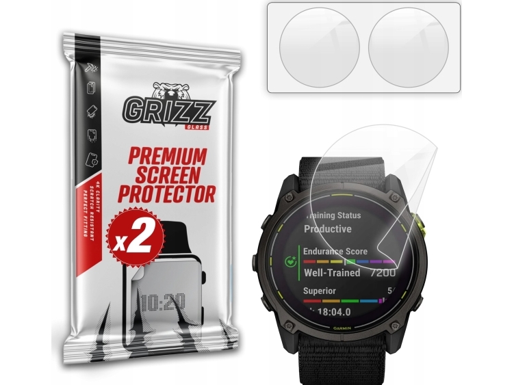 Grizzglass Keramikfolie Grizzglass Ceramicfilm Für Garmin Enduro 3