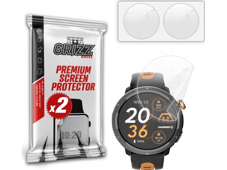 Grizzglass Ceramicfilm Für Hammer Watch 2 Lite