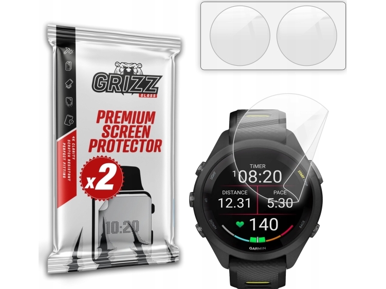 Grizzglass Ceramicfilm Für Garmin Forerunner 265S 42Mm