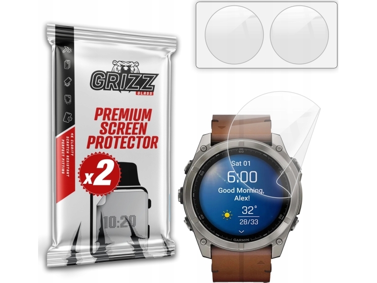 Grizzglass Keramikschutzfolie Für Garmin Fenix 8 51 Mm
