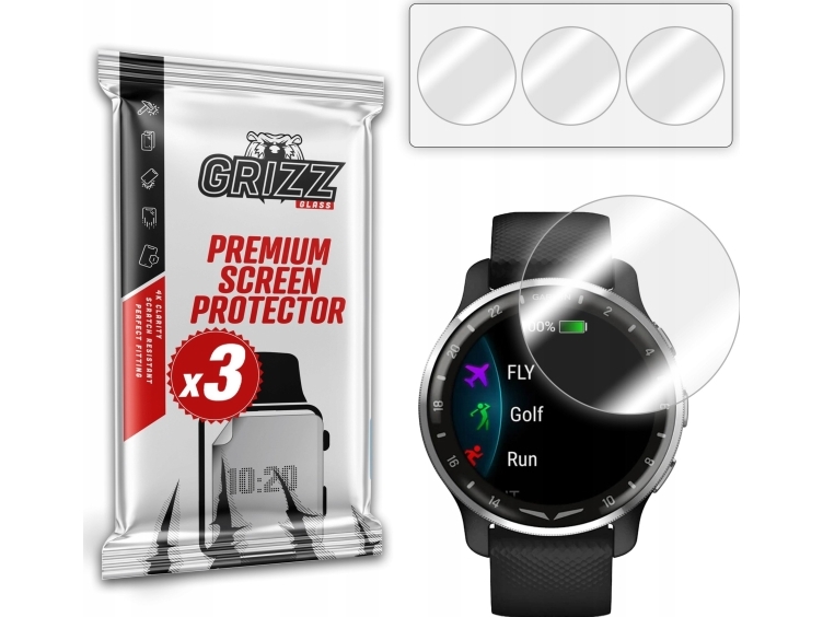 Grizzglass Hydrogel Folie Hydrofilm Til Garmin D2 Air X10