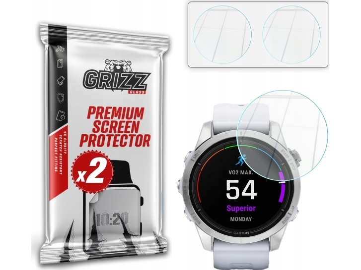 Grizzglass Hybridglas Hybridglass Til Garmin Epix Pro Gen. 2 42 Mm