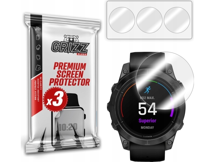 Grizzglass Hydrogel-Folie Hydrofilm Til Garmin Epix Pro Gen. 2 51Mm