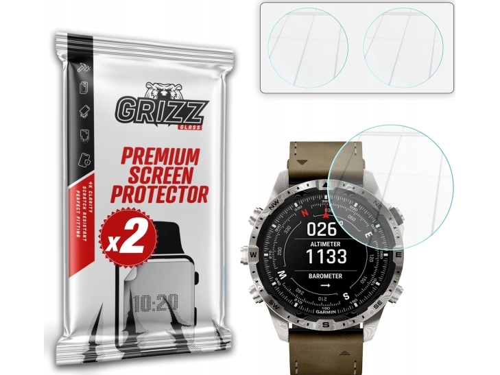 Grizzglass Hybridglass Für Garmin Marq Gen. 2