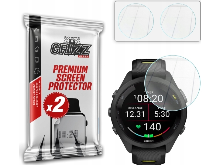 Grizzglass Hybridglass Für Garmin Forerunner 265S 42Mm