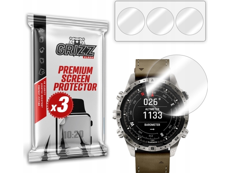 Grizzglass Hydrogel-Film Hydrofilm Til Garmin Marq Gen. 2