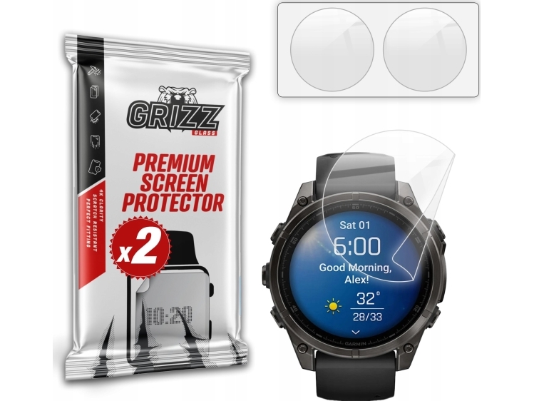 Grizzglass Keramikfolie Ceramicfilm Für Garmin Fenix 8 47Mm