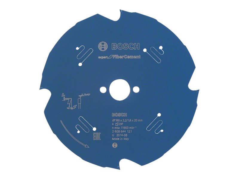 Bosch Rundsavkl 160X20x2,2Mm 4T Exp Fiber Ceme