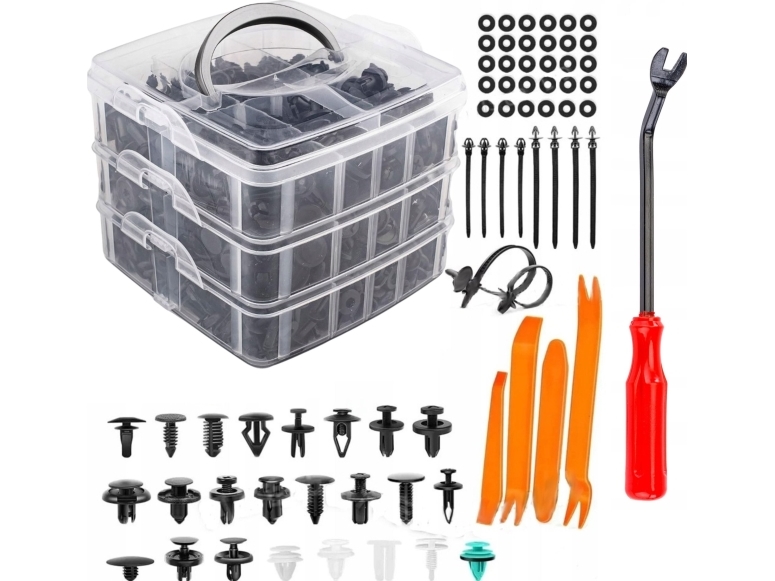 Upholstery Clips 800Pcs Silver