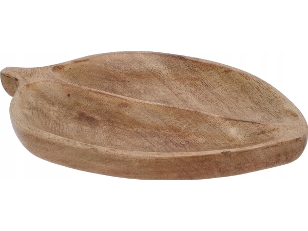 Home Styling Collection serveringsbricka – bladform, mangoträ, 27 x 17 cm | Bordssättning - Tillbehör för bordet - Bagare | GameStuff