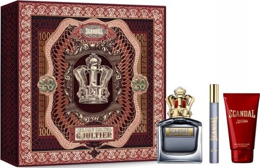 Jpg Set (Scandal (M) Edt/S 100Ml + Shower Gel 75Ml + Edt/S 10Ml)