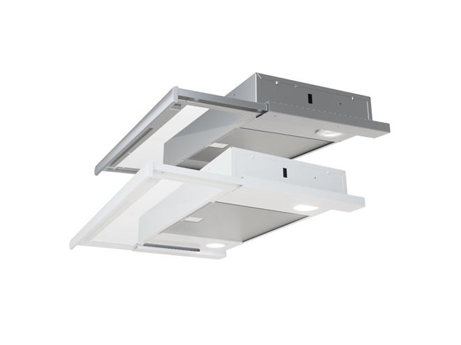 EXHAUSTO Köksfläkt ESL245AER, köksfläkt i elegant design med aluminiumfront, elektriskt spjäll, boostfunktion och potentialfritt relä. | Vitvaror - Köksfläktar - Centralventilation | GameStuff