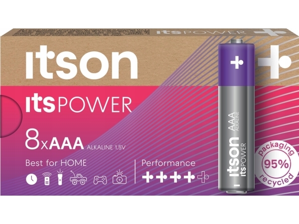 Itspower Batteri Alkalisk Lr03/8Cb