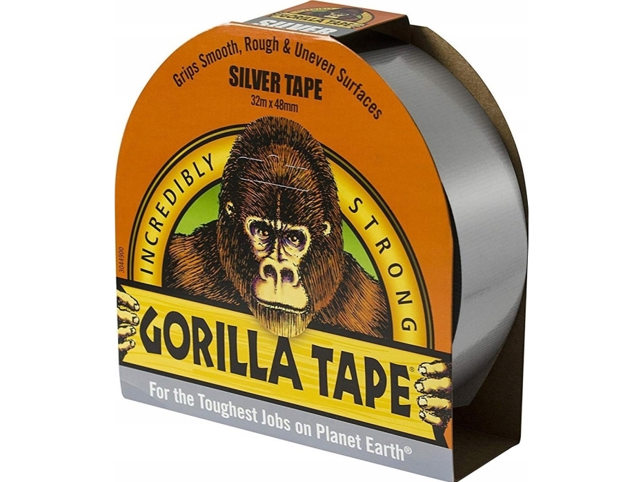 Gorilla Sports Gorilla tape Utility Silver 32 m | Verktyg & Verkstad - För verkstaden - Fraktsäkerhet | GameStuff