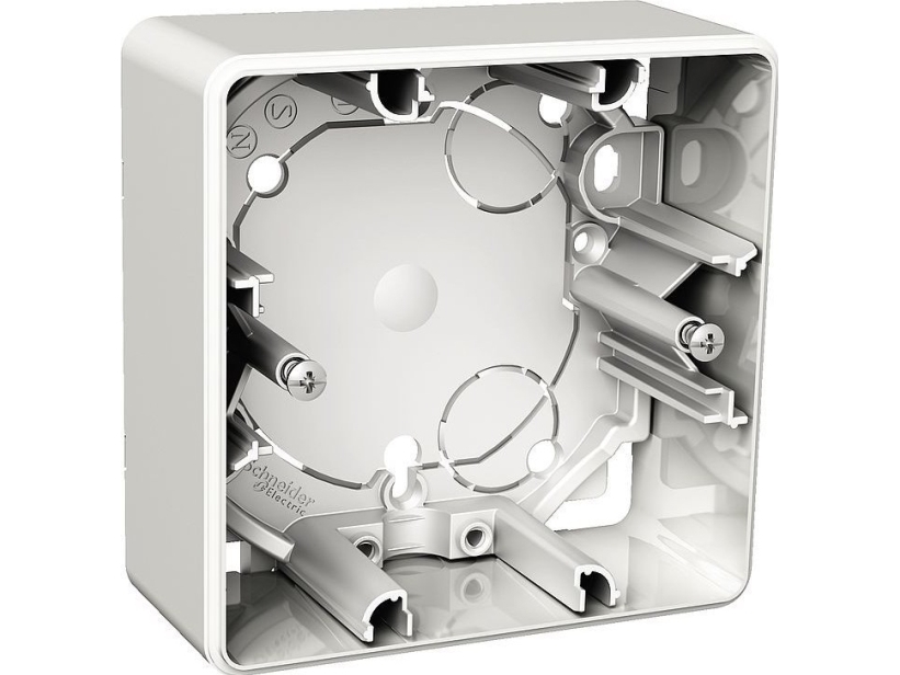 SCHNEIDER ELECTRIC Exxact 1 modul bas 35mm vit | Lauritz Knudsen - LK FUGA - Dosor | GameStuff