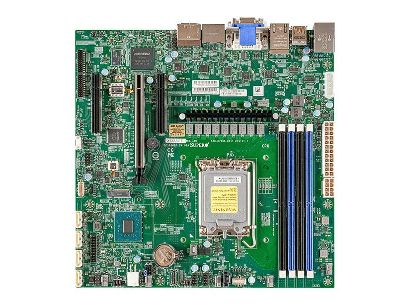 Supermicro X13saz-F, Intel, Intel Core I3 12Th Gen, Intel Core I3 13Th Gen, Intel Core I5 12Th Gen, Intel Core I5 13Th Gen,..., Ddr5-Sdram, 128 Gb, D