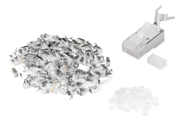 Digitus Ak-219604-100, Rj-45, Transparent, Hanstik, Lige, Polykarbonat (Pc), Cat6a