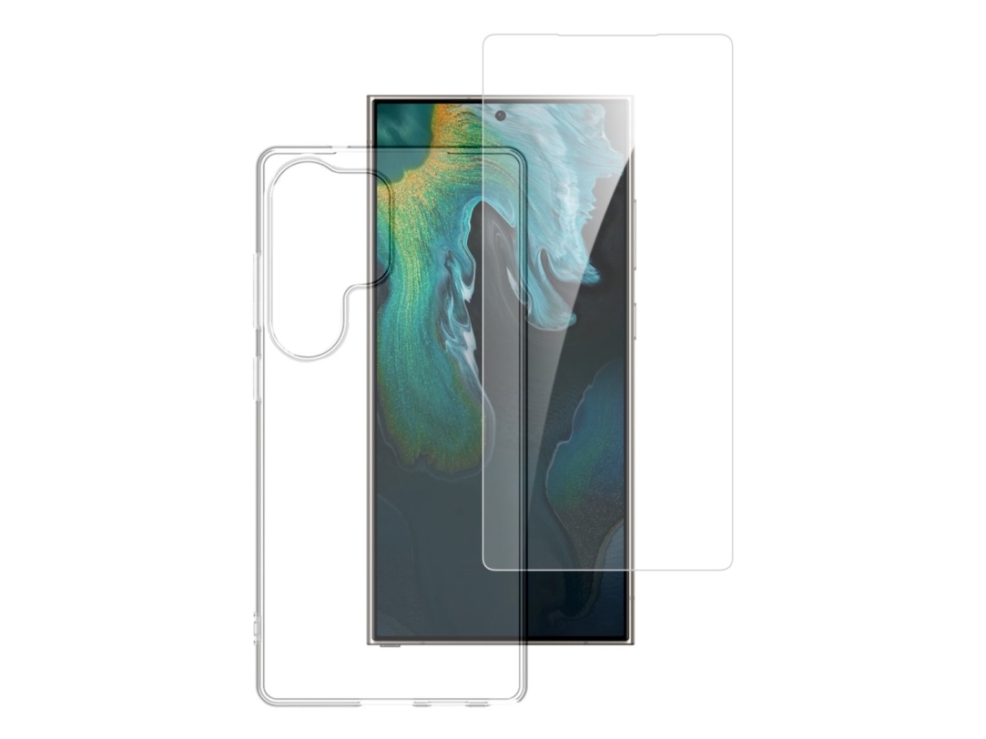 4smarts 541339 Samsung Galaxy S25 Ultra Stötsaker Reptålig Transparent 2 Styck