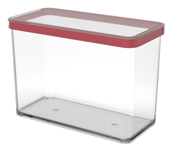 Rotho Pojemnik LOFT 2,1 L, Container, Rektangulær, 2,1 L, Transparent, Plast, -20 °C