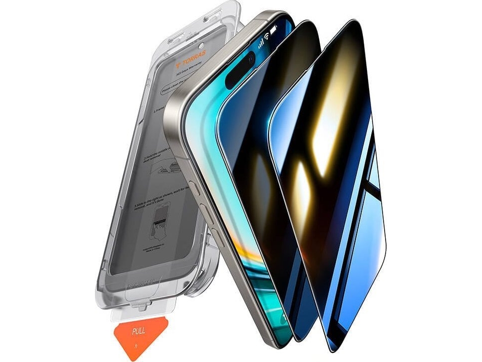 Torras Install Master Privacy Glass Für Iphone 16 Promax