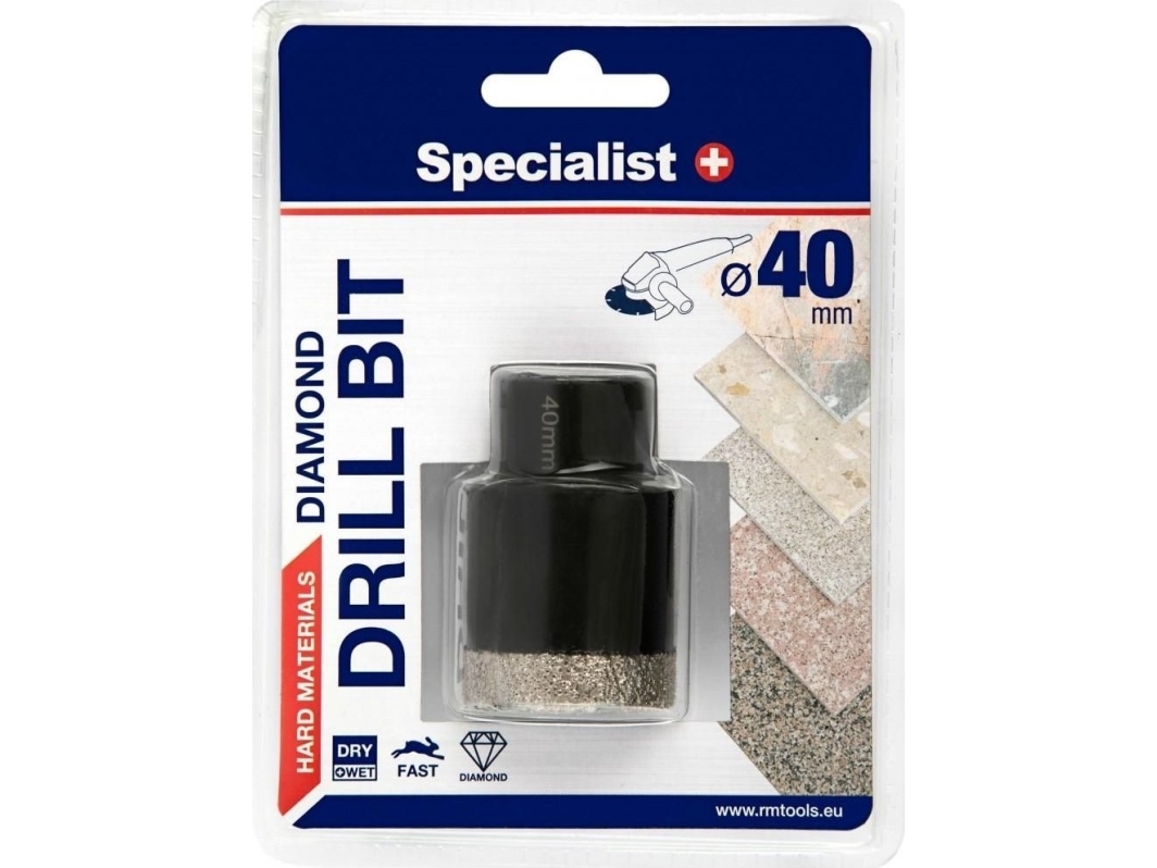 Specialist+ Deimantinis Grąžtas D40 M14