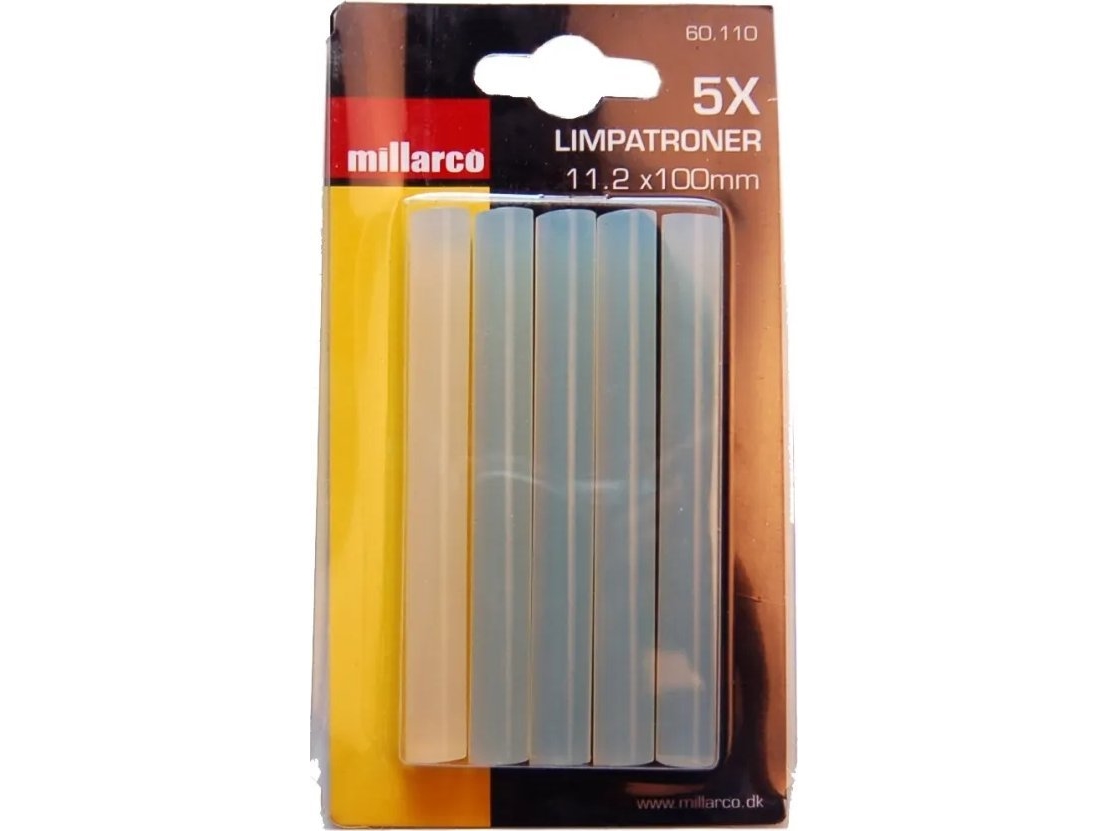 Work it by millarco® limpatroner 11,2 x 100 mm 5-pack | Elverktyg - DIY - Elverktyg 230V - Limpistol | GameStuff
