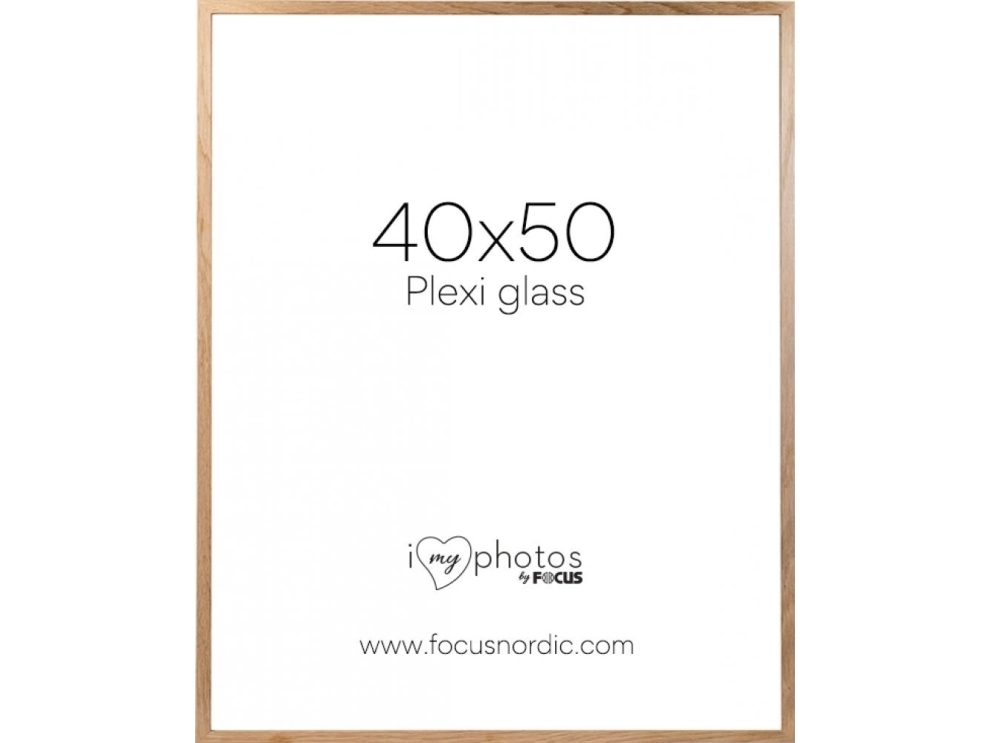 Focus Ramme Soul Walnut Veneer Akrylglass 13x18 Cm