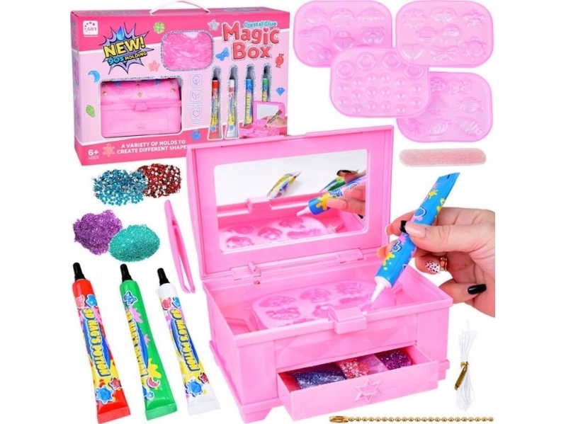 Kreativt sæt til at lave smykkeperler Magic light ZA5465