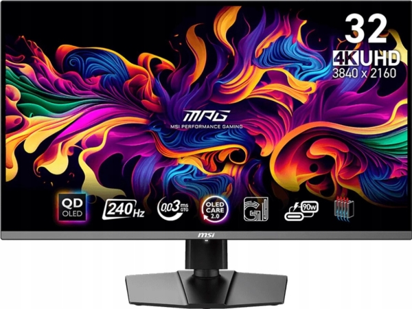 Msi Mpg 321urxde Qd Oled 80 Cm 31.5  " 240hz Adaptive Sync Oled Qd Dp 2xhdmi