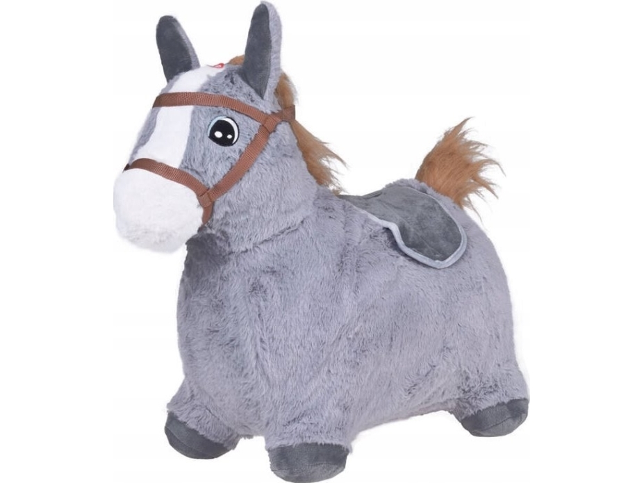 Oppustelig plyshoppehest til babypumpe ZA5443 SZ