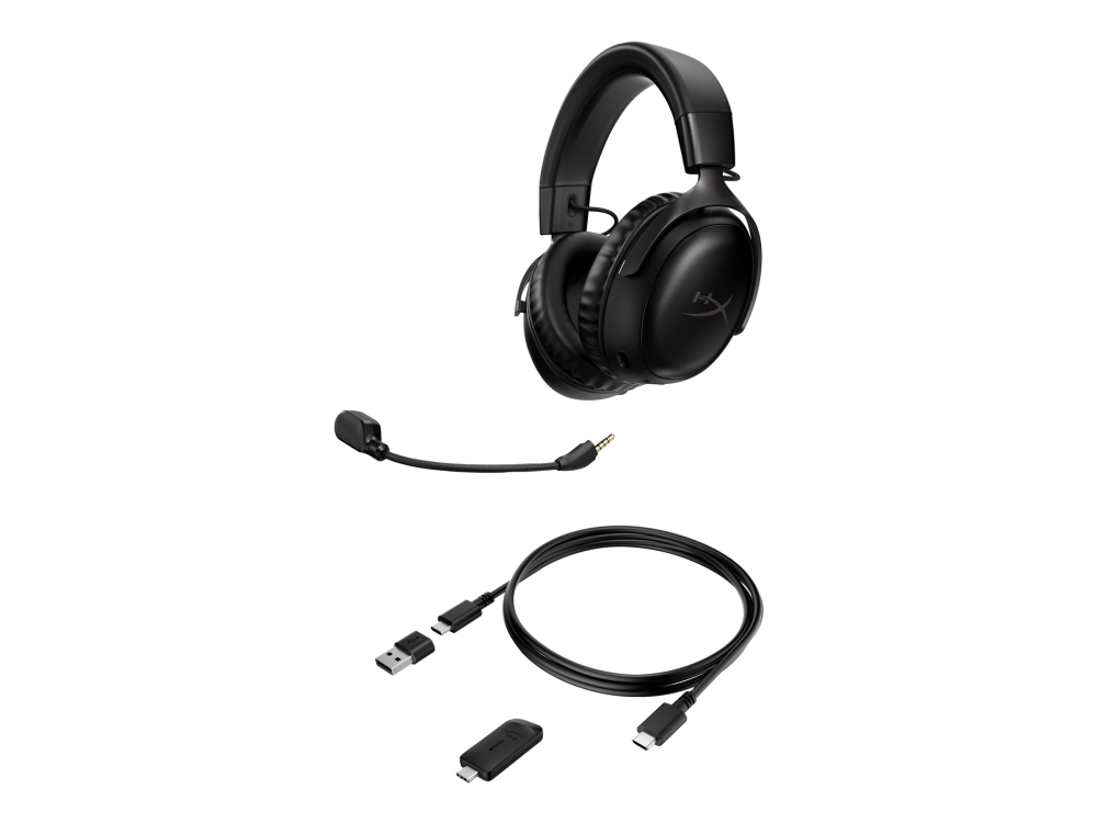 Hyperx Cloud Iii Headset Fullstorlek 2 4 Ghz Trådlös Svart