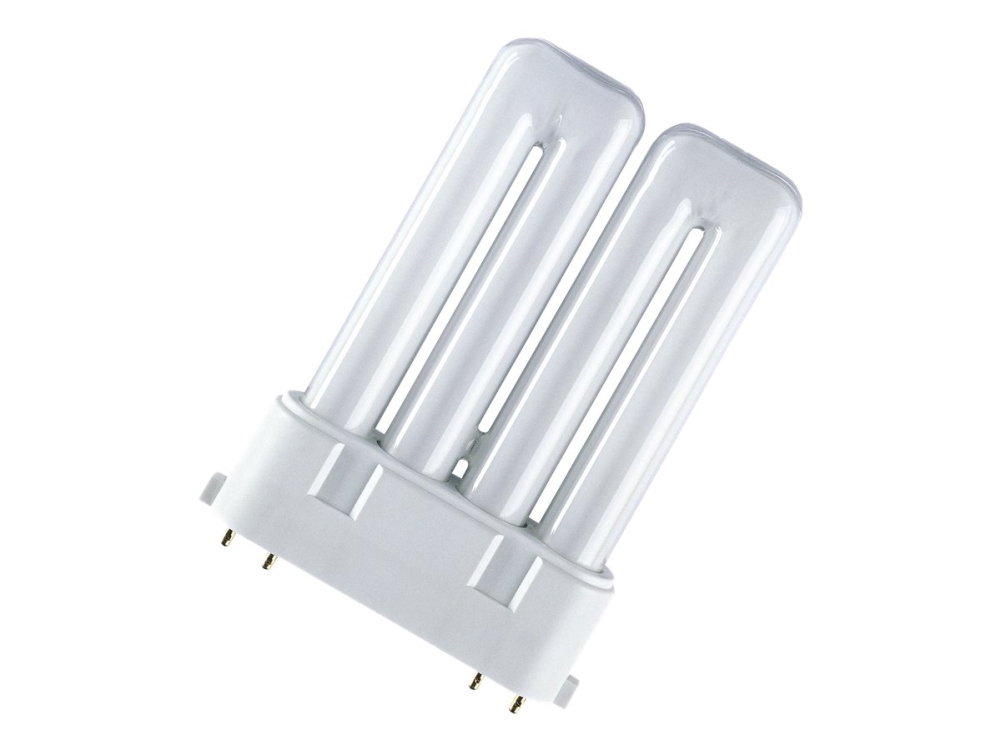 Osram Dulux F - Nicht-Integrierte Kompakt-Leuchtstofflampe - Form: T16 - 2G10 - 24 W - Klasse G - Warmweißes Licht - 3000 K