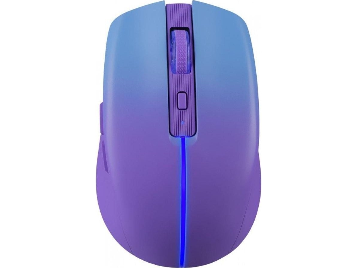 Defender Mystery Mm-301 Kabellose Optische 1600Dpi 2,4 Ghz + Bluetooth Violette Batterie Leise Maus