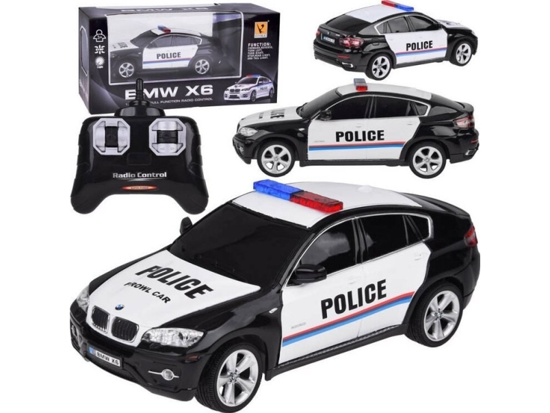 Jokomisiada Sports politibil BMW X6 fjernstyret bil RC0660 CY