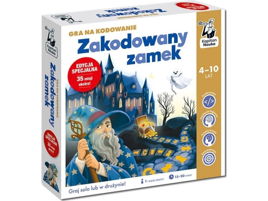 Kapteeni Tiede Kapteeni Tiede koodauspeli Koodattu linna 4-10 vuotta GR0711