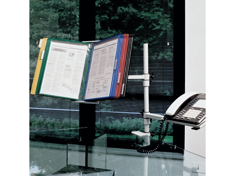 Kombiarm med skruvklämma Vit | Arkivering - Presentationsmappar och omslag - Dokument Presentation och tillbehör | GameStuff