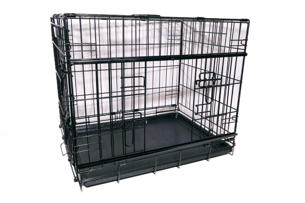 Active Canis - Premium Slidingdoor Cage - Black - 91 x 61 x 67