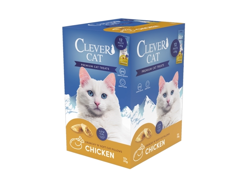 Clever Cat Pillows 30 g Chicken | Sällskapsdjur - Katt - Kattgodis | GameStuff