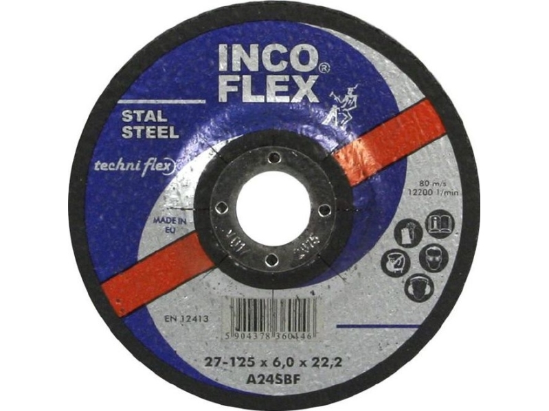 Incoflex Metalskive 125*3,2 Wyg